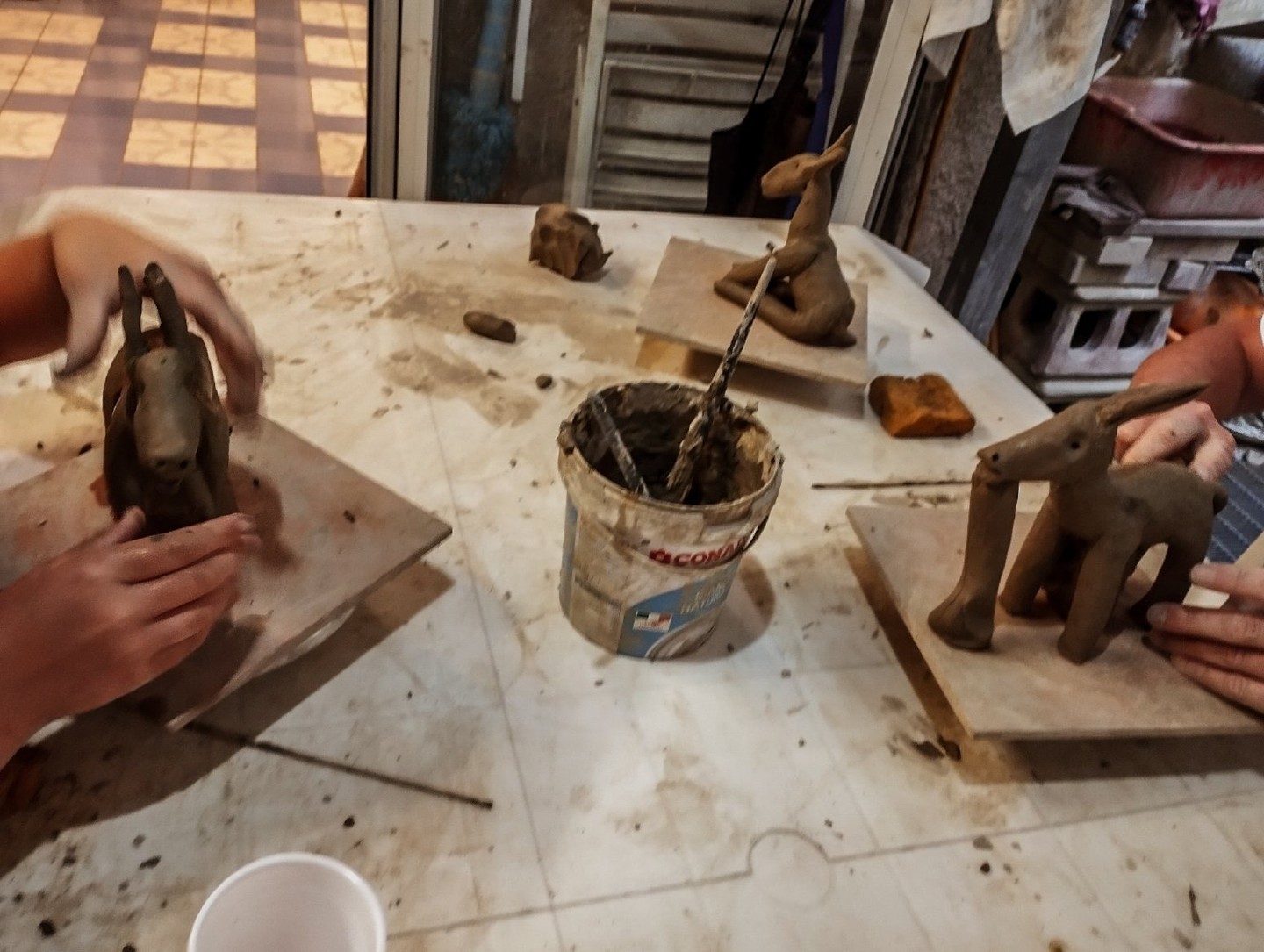 Hands-on clay modeling private tour in Vietri; Create & glaze majolica; 1 hour from Naples, Italy