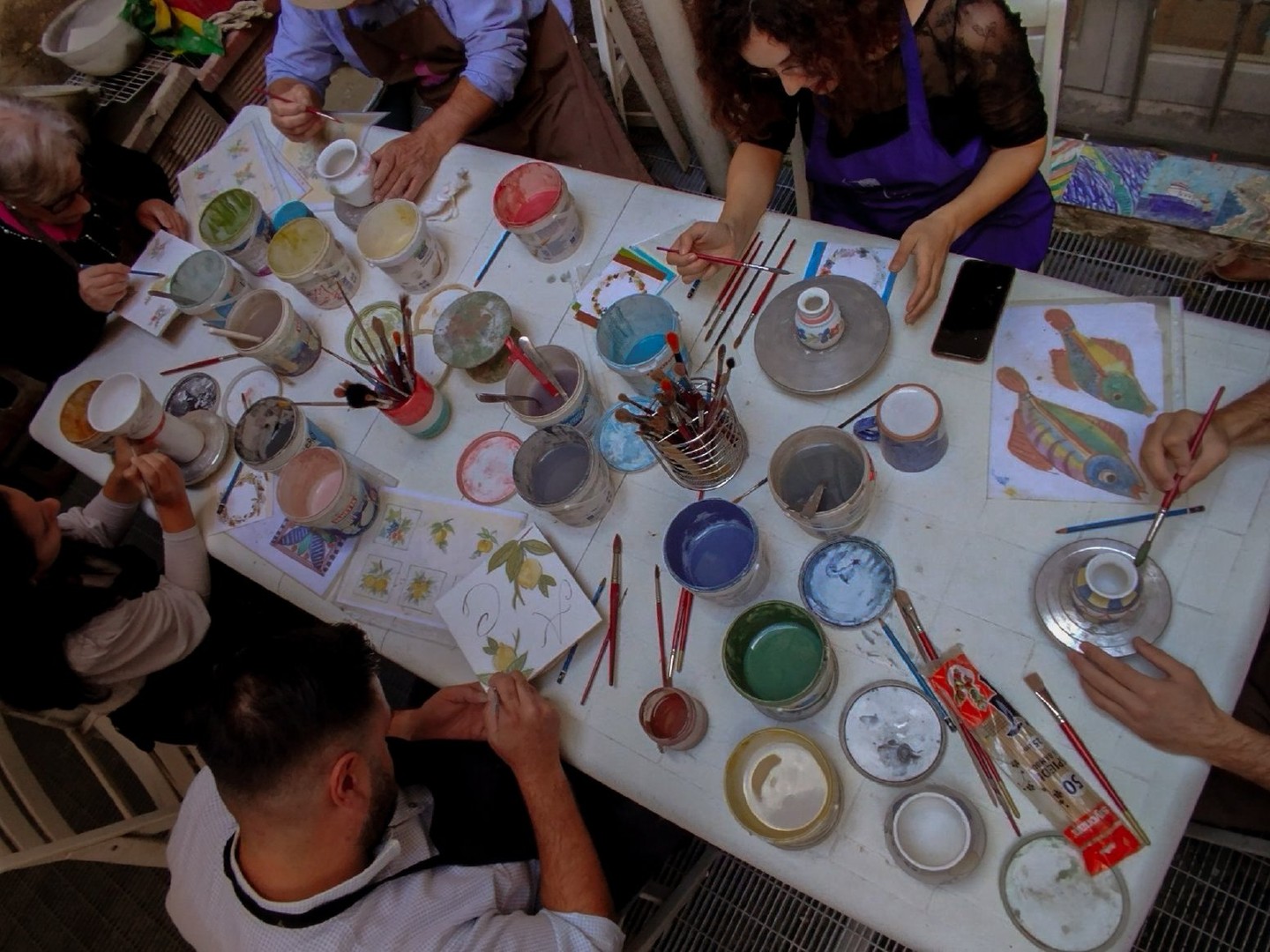 Hands-on clay modeling private tour in Vietri; Create & glaze majolica; 1 hour from Naples, Italy