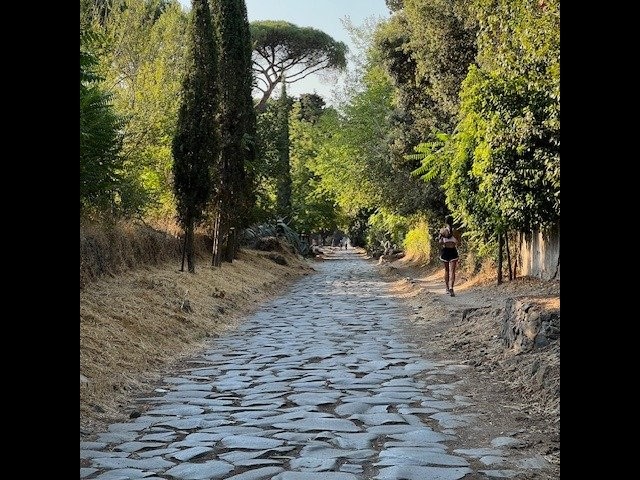 Private tours in Rome: A 1-hour power walk along the Appian Way, where history meets nature