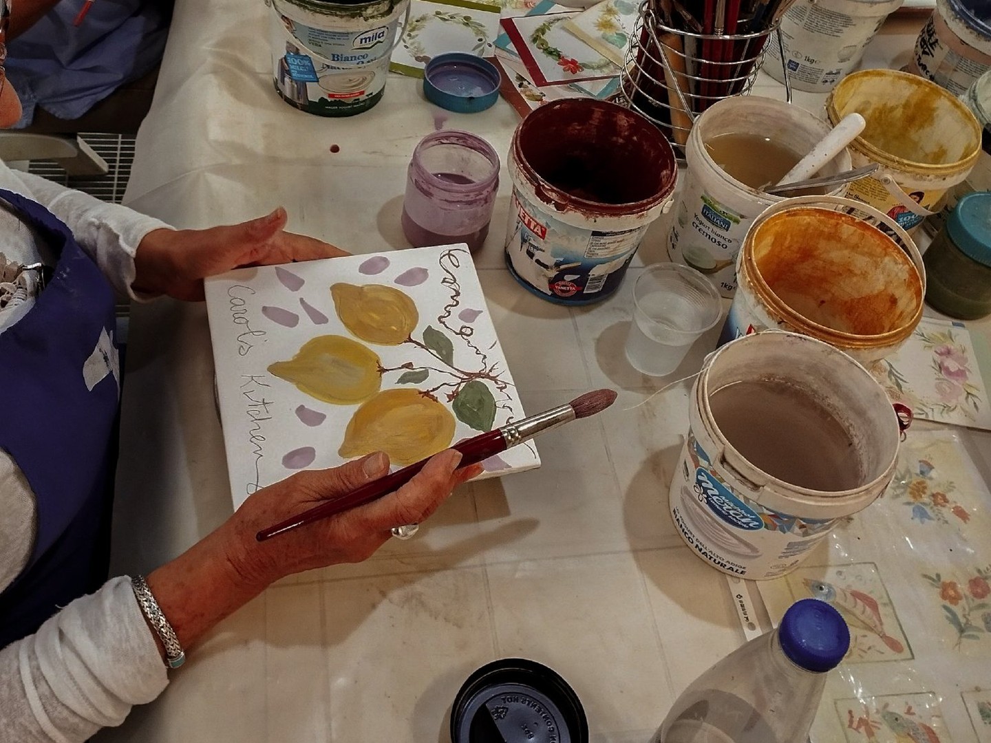 Hands-on clay modeling private tour in Vietri; Create & glaze majolica; 1 hour from Naples, Italy