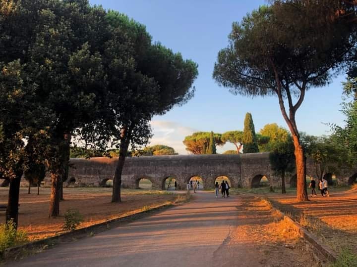 Enjoy a private tour in Rome through Aqueduct Park, combining running, history, and stunning views