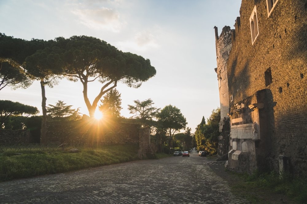 Private tours in Rome: A 1-hour power walk along the Appian Way, where history meets nature