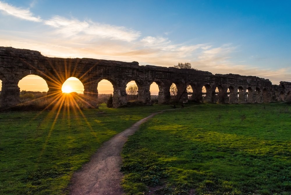 Enjoy a private tour in Rome through Aqueduct Park, combining running, history, and stunning views