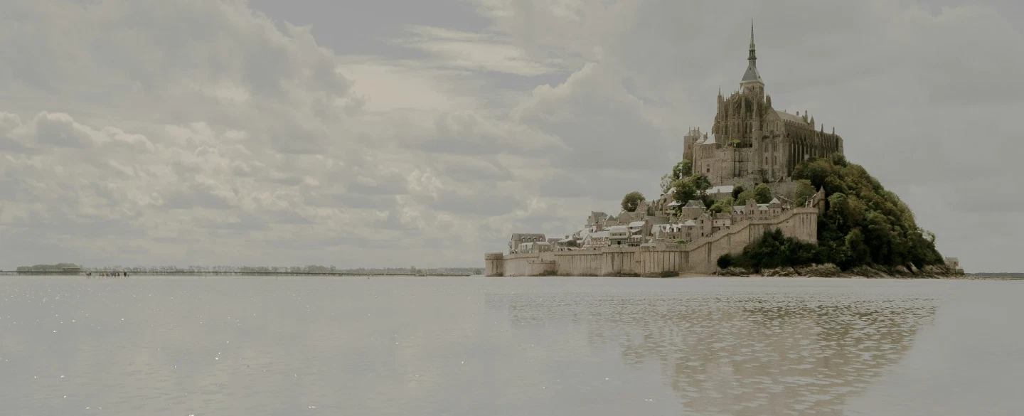 Mont Saint-Michel is a breathtaking medieval island commune in Normandy, France.
