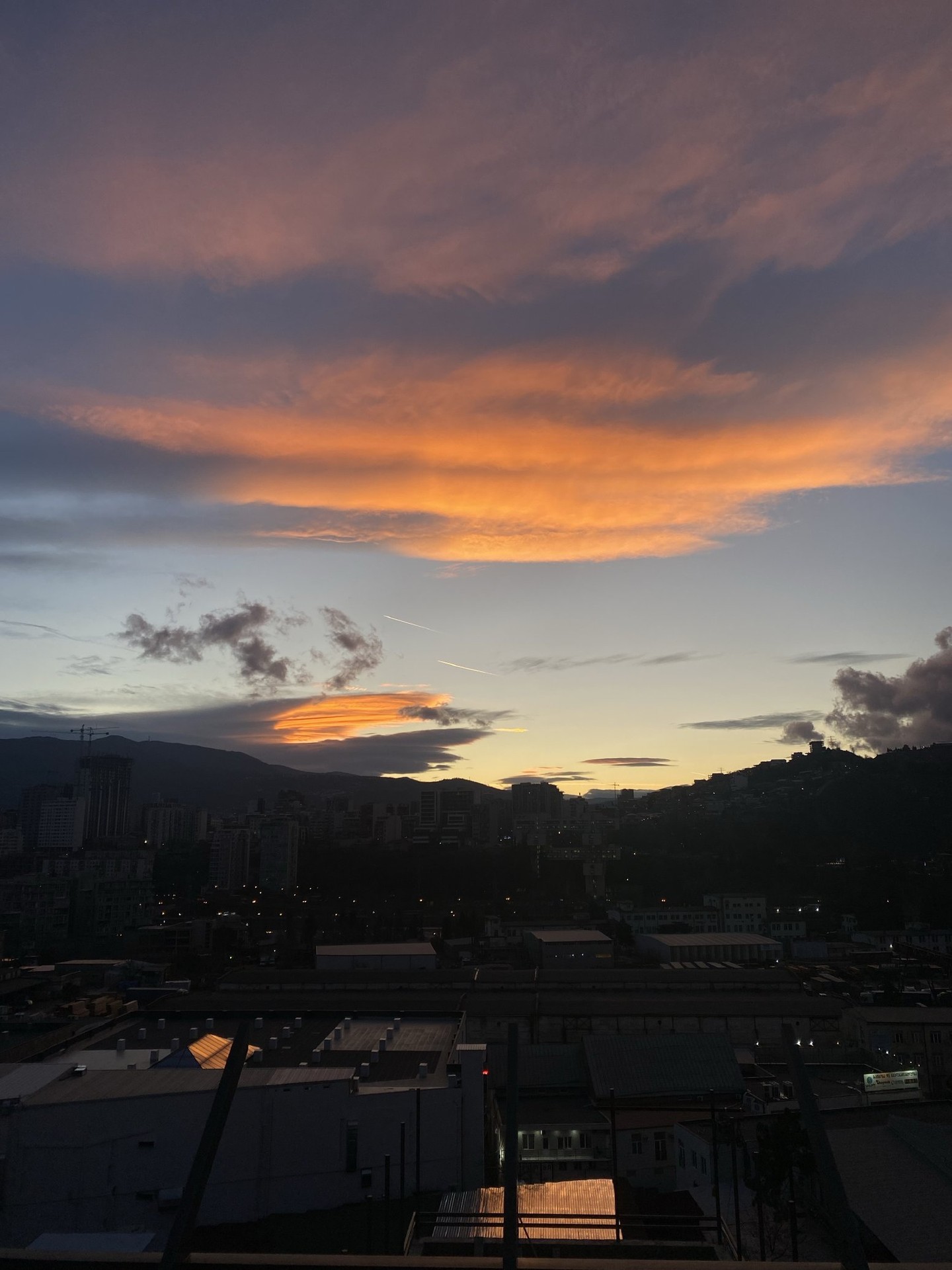 Gold Amber Sky
